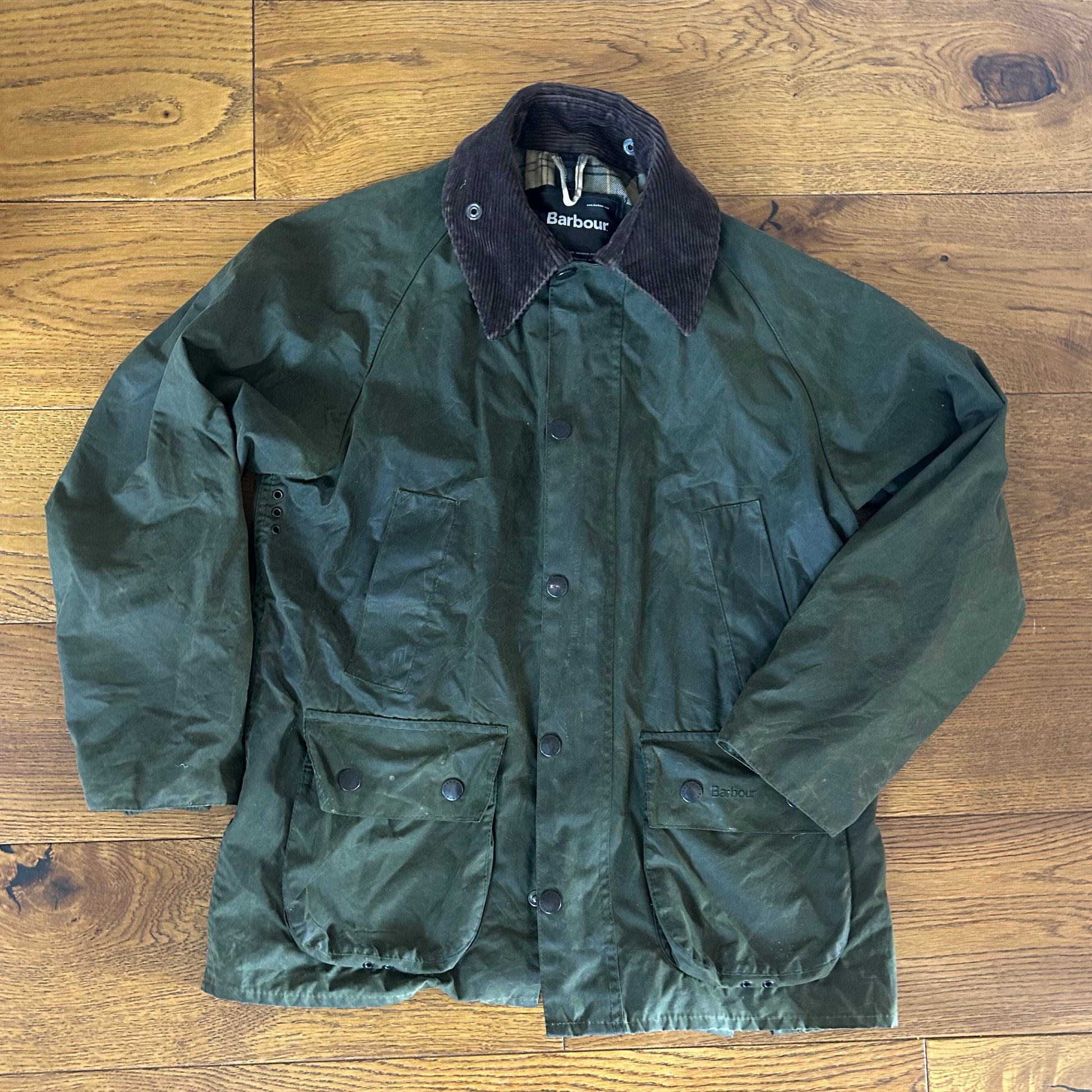 Preloved Barbour Bedale Waxed Jacket - 36” Chest