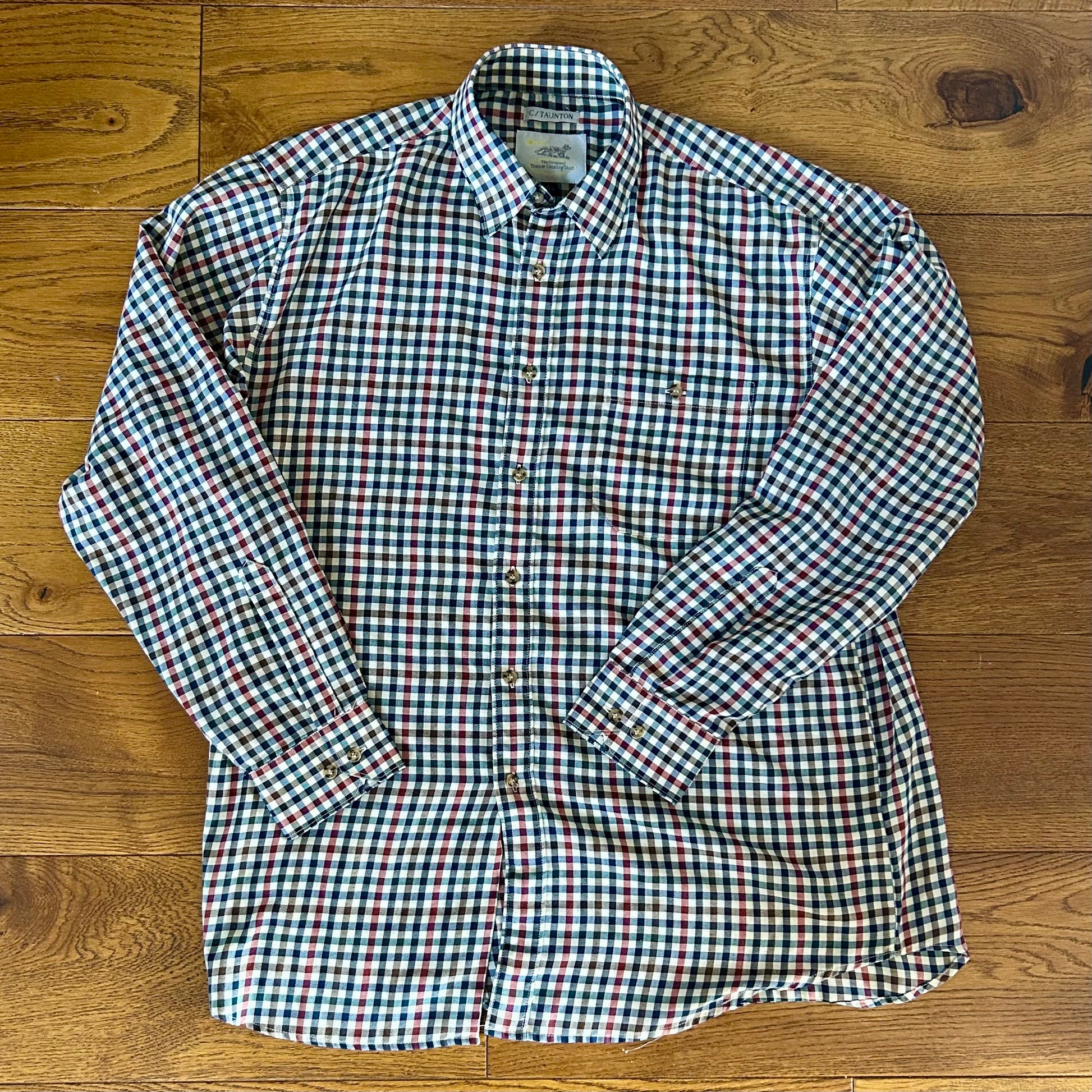 Preloved C Taunton Tattersall Shirt - Men’s 16 1/2” Collar