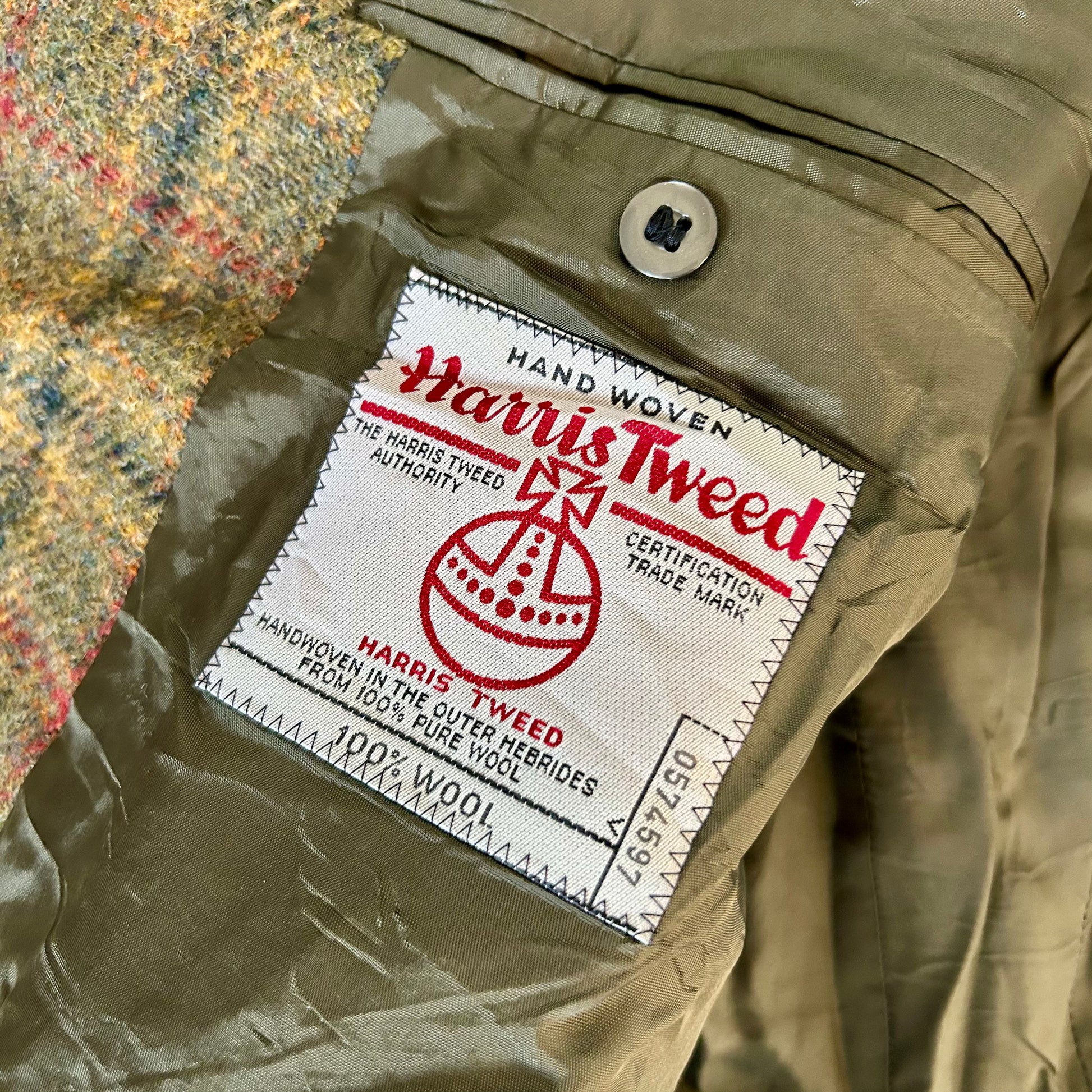 Preloved Harris Tweed Jacket – Size 46in Chest