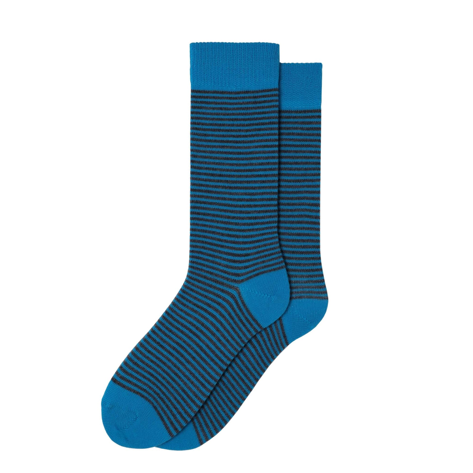 Harewood Fine Stripe Luxury Merino Everyday Socks - 4 Pair Bundle