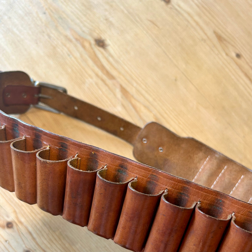 Preloved Leather Cartridge Belt (33”–40.5”) 12 Gauge