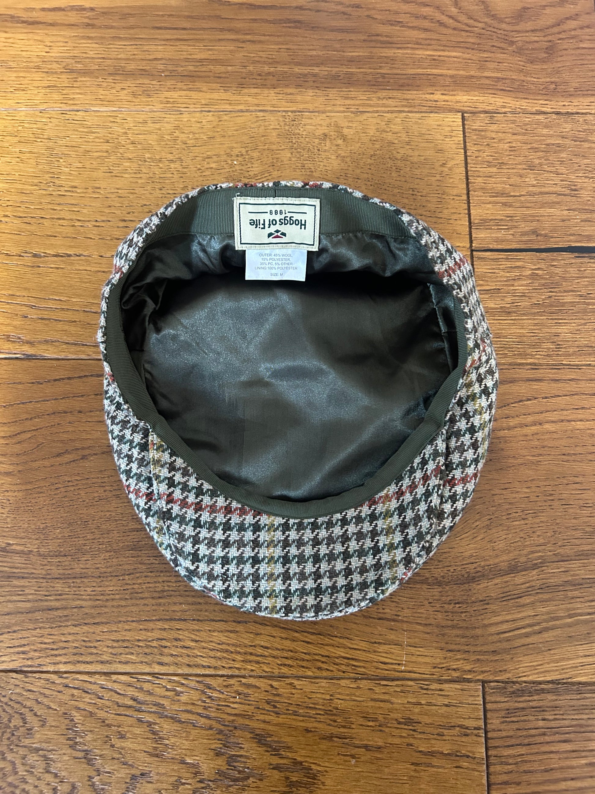 Preloved Hoggs of Fife Tweed Flat Cap - Medium