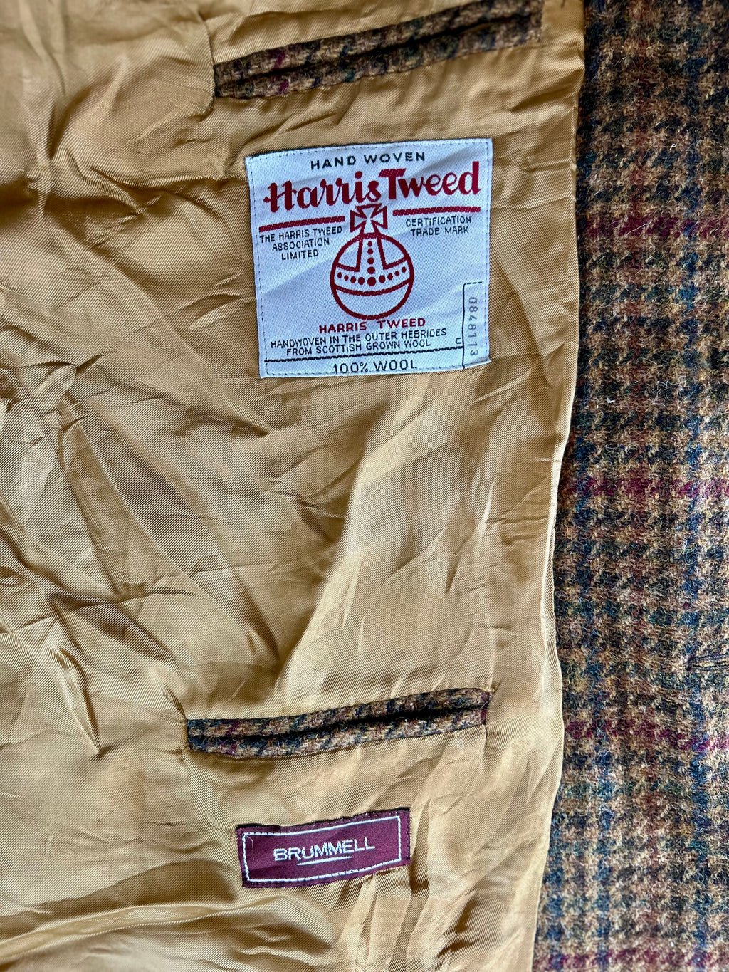 Preloved Harris Tweed Jacket – Size 48in Chest