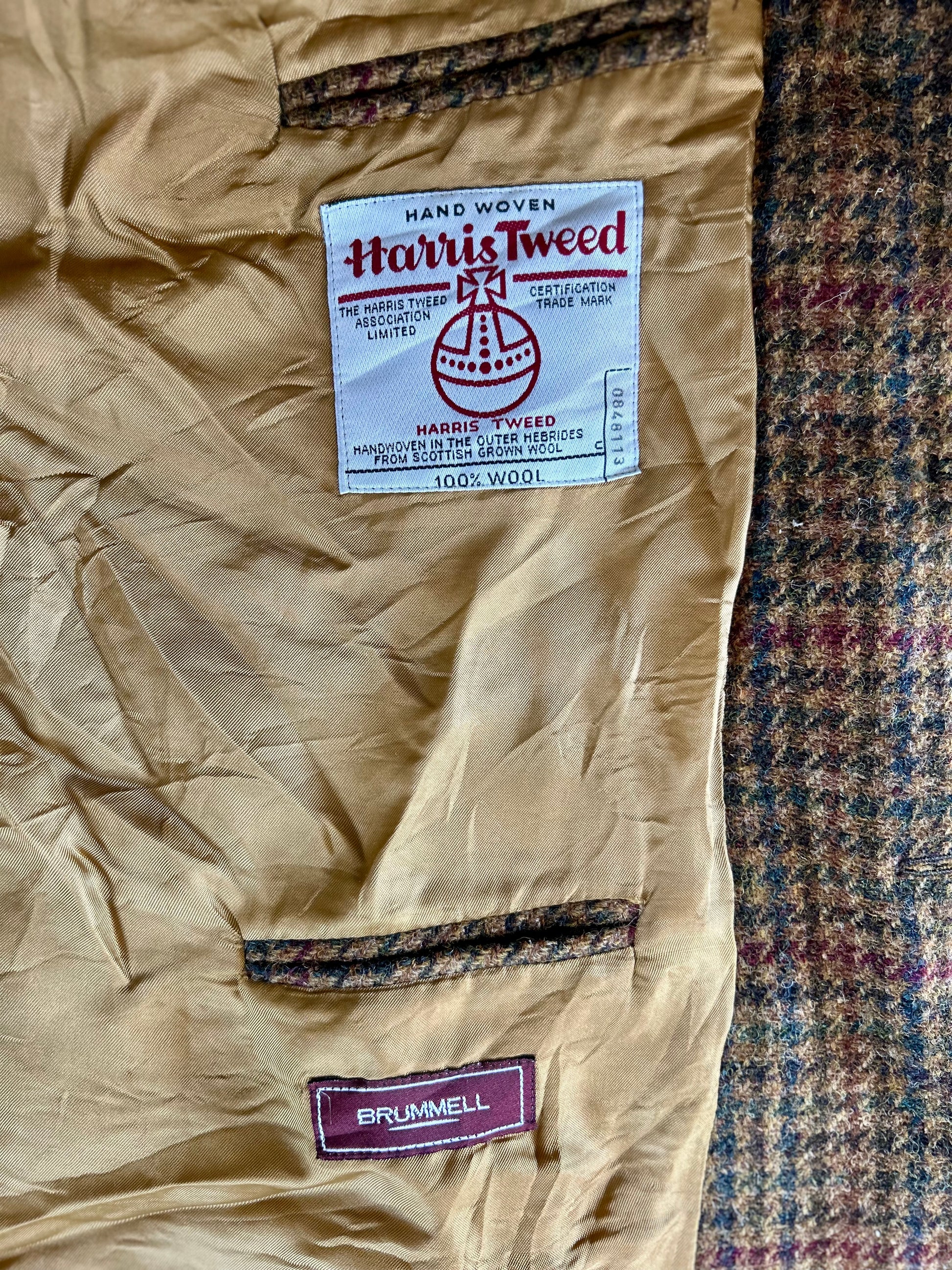 Preloved Harris Tweed Jacket – Size 48in Chest