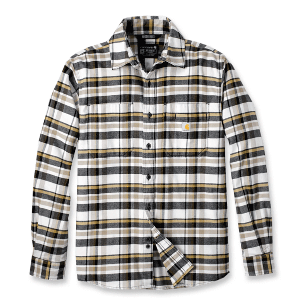 Carhartt Relaxed Fit Midweight Flannel Long Sleeve Plaid Shirt