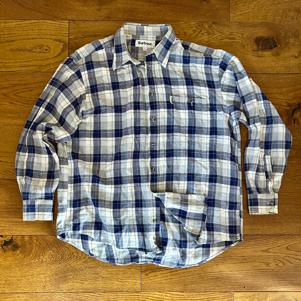 Preloved Barbour Checked Shirt - Men’s Large 17inch Neck