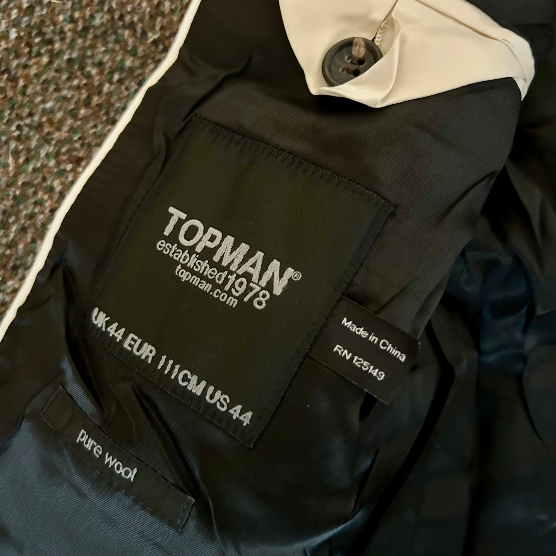 Preloved Harris Tweed Jacket – Size 44in Chest