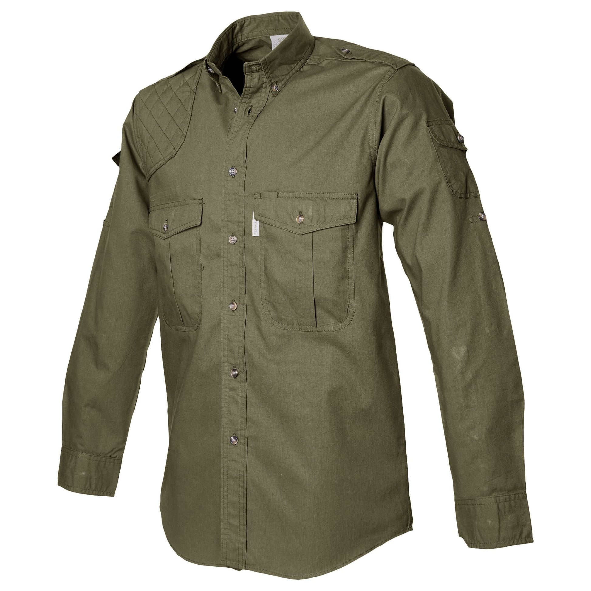 TAG Safari Shooter Shirt for Men - Long Sleeve