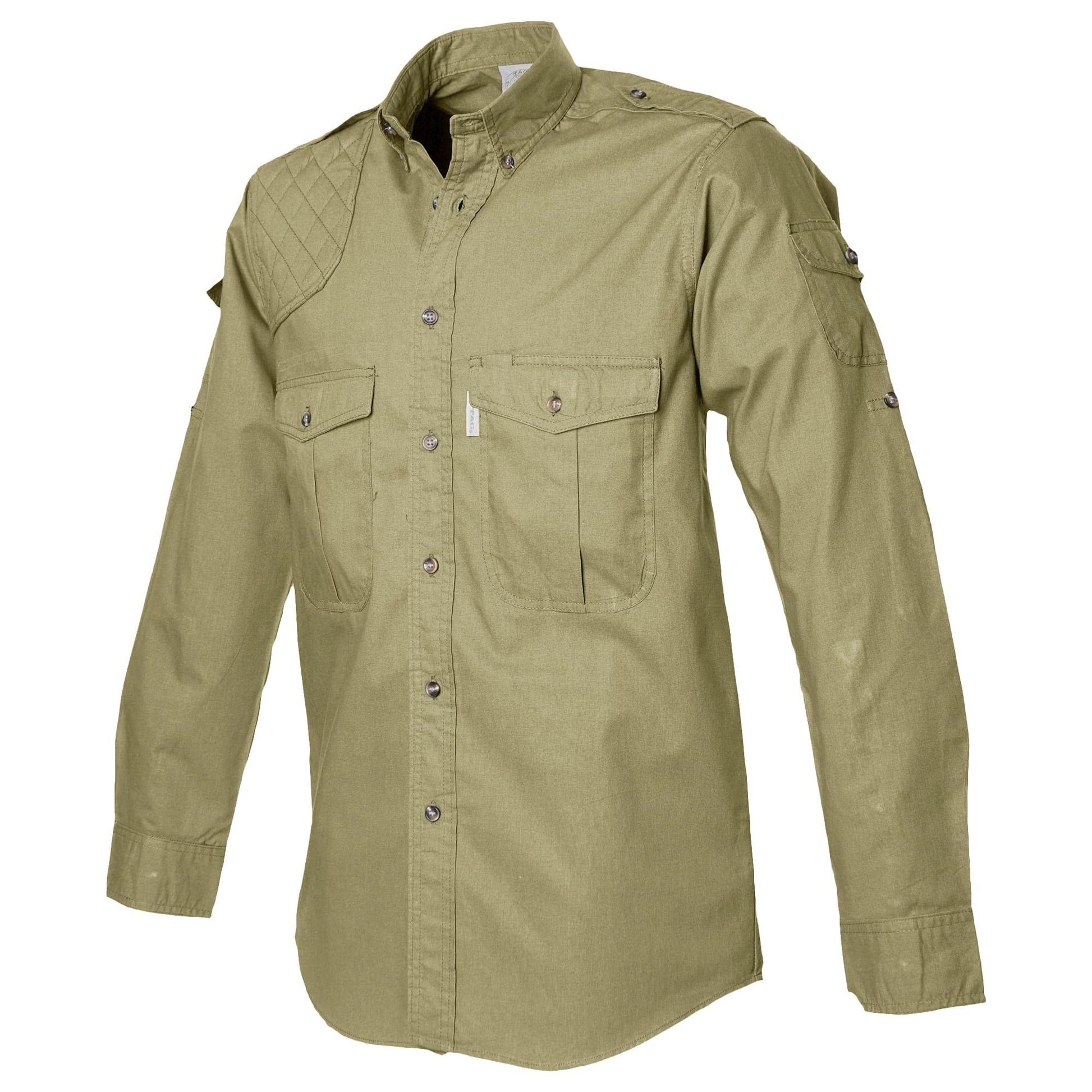 TAG Safari Shooter Shirt for Men - Long Sleeve