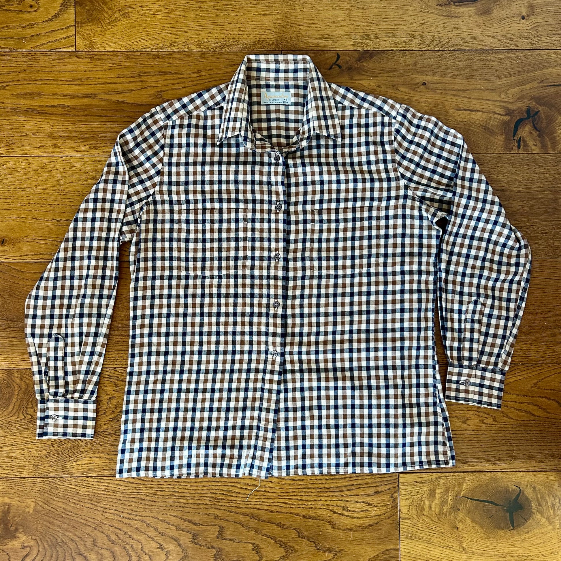 Preloved Aquascutum Ladies’ Shirt – Size 40” Chest