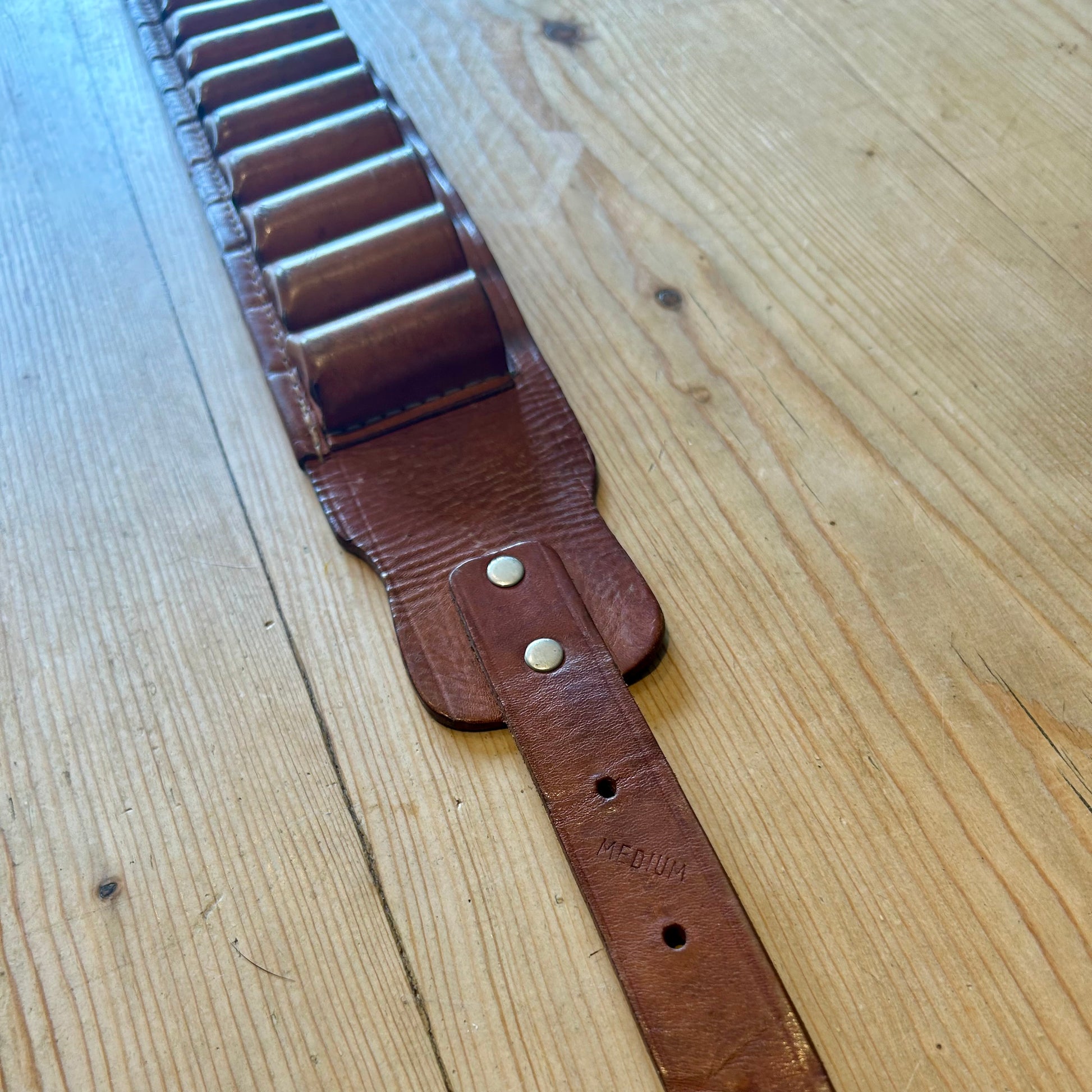 Preloved Leather Cartridge Belt (33”–40.5”) 12 Gauge