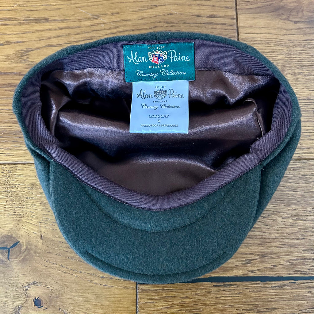 Preloved Alan Paine Country Collection Moleskin Flat Cap – Size Small