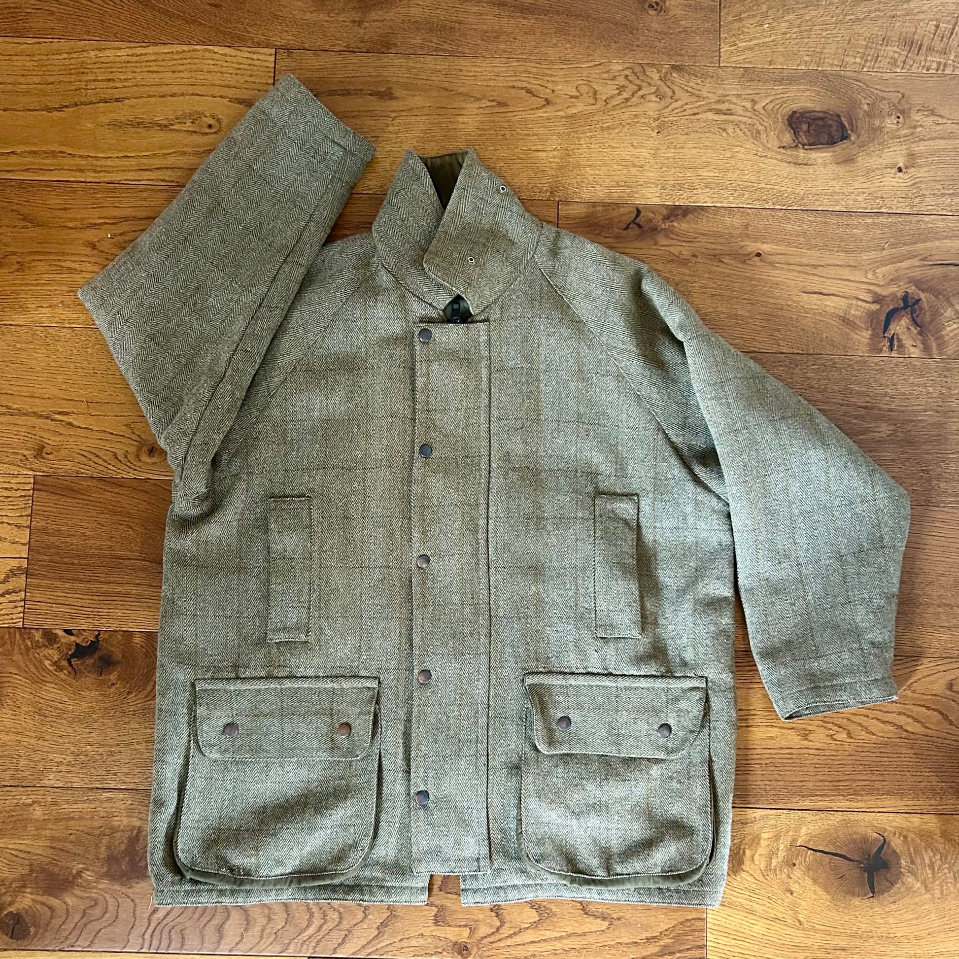 Preloved Tweed Shooting Jacket - Large