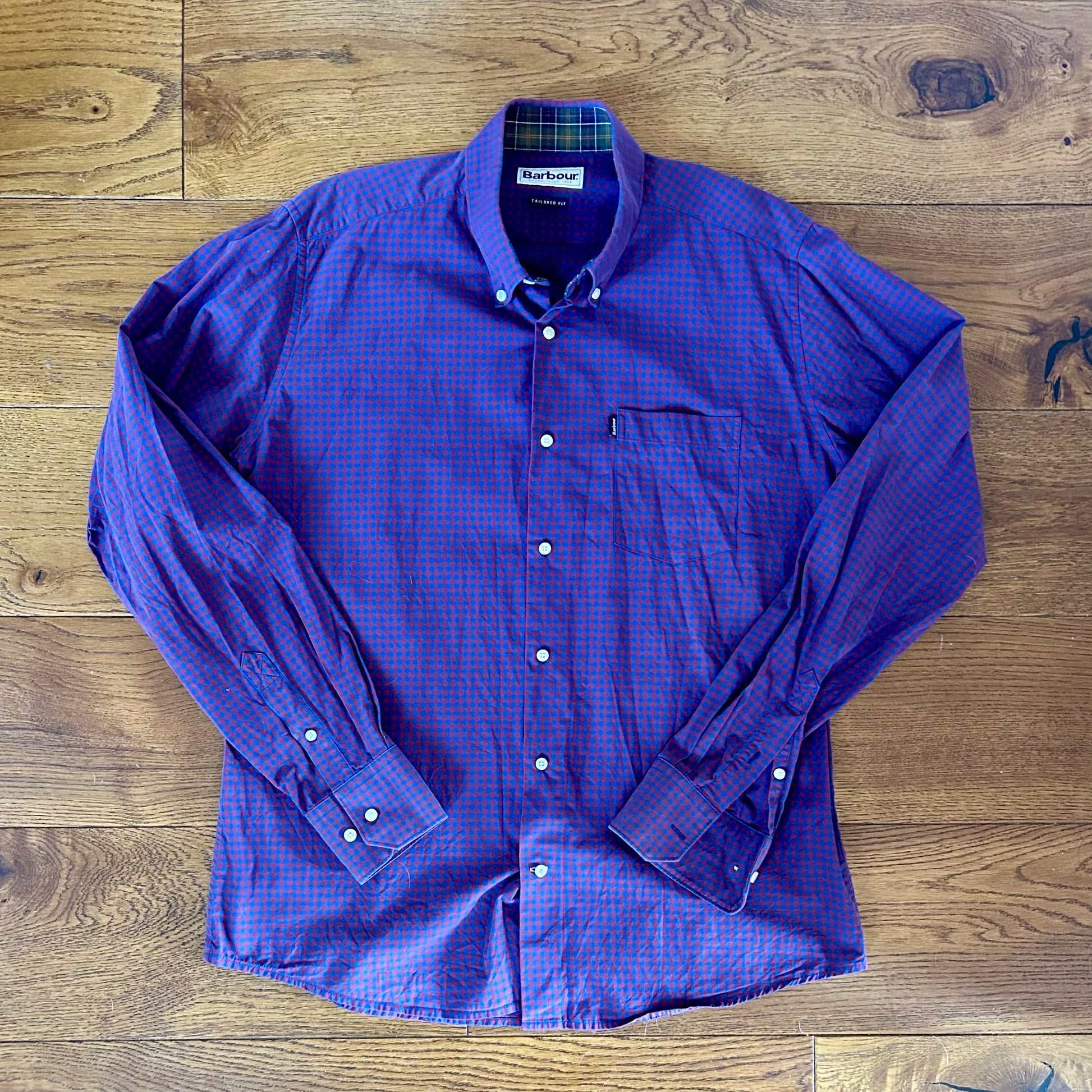 Preloved Barbour Checked Shirt - Men’s Large