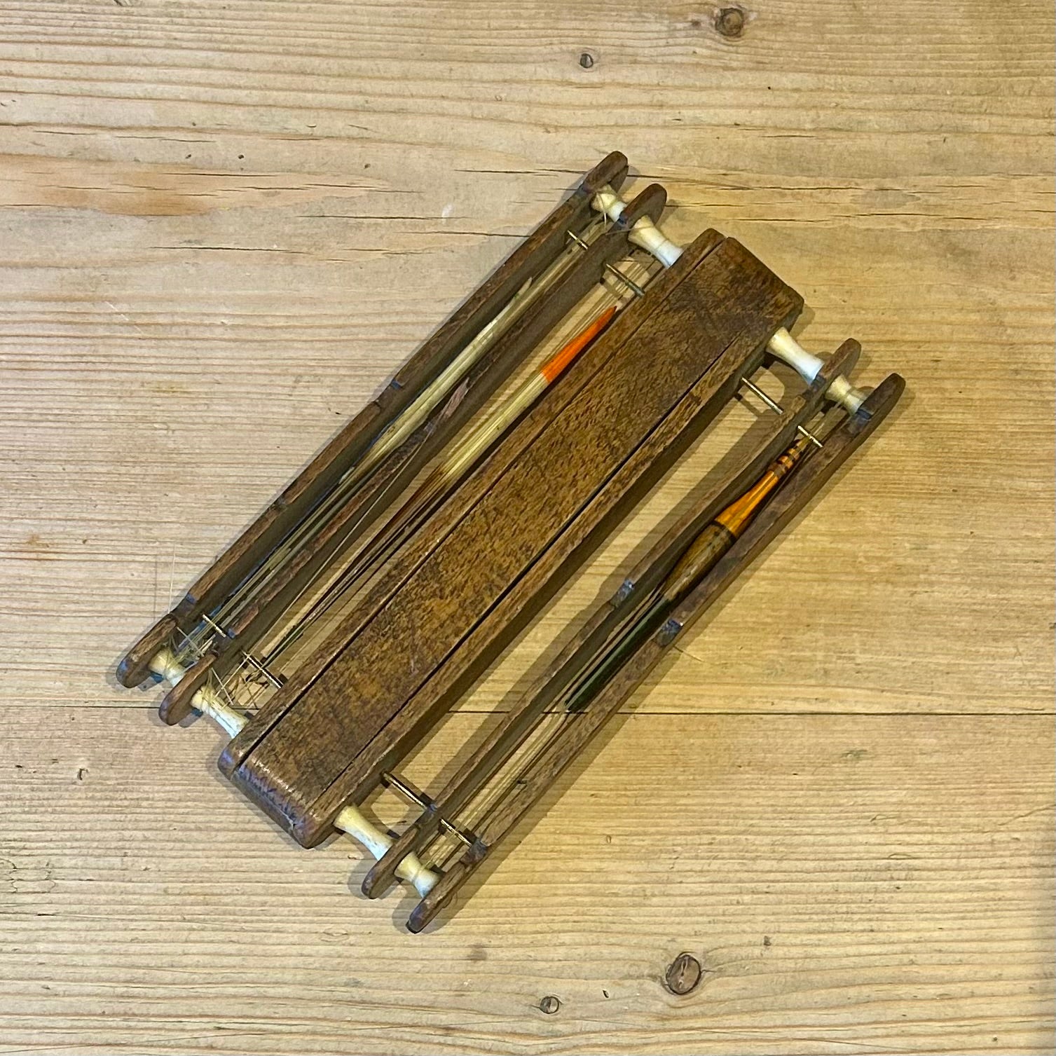 Victorian Hardwood and Bone Fishing Float Winder
