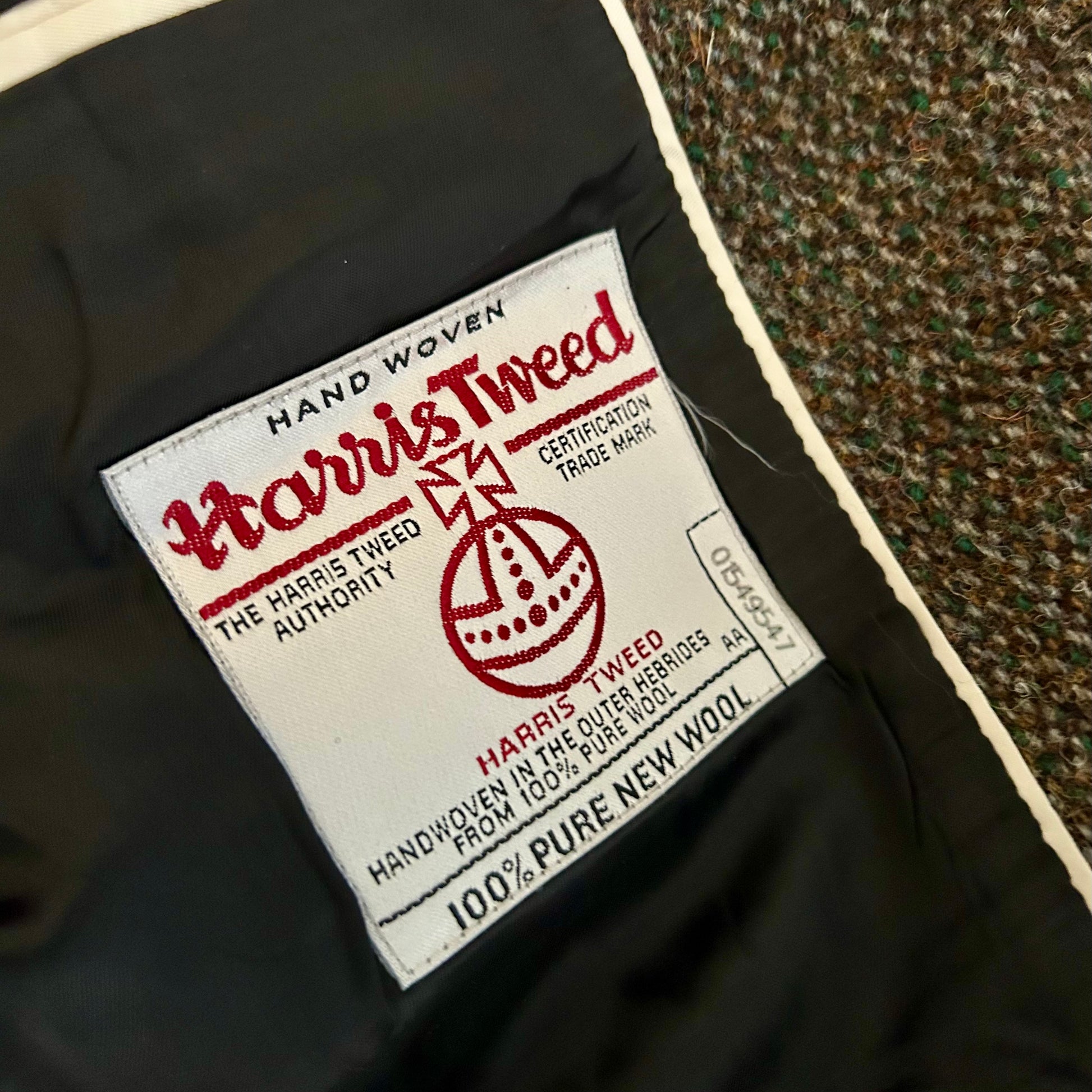 Preloved Harris Tweed Jacket – Size 44in Chest