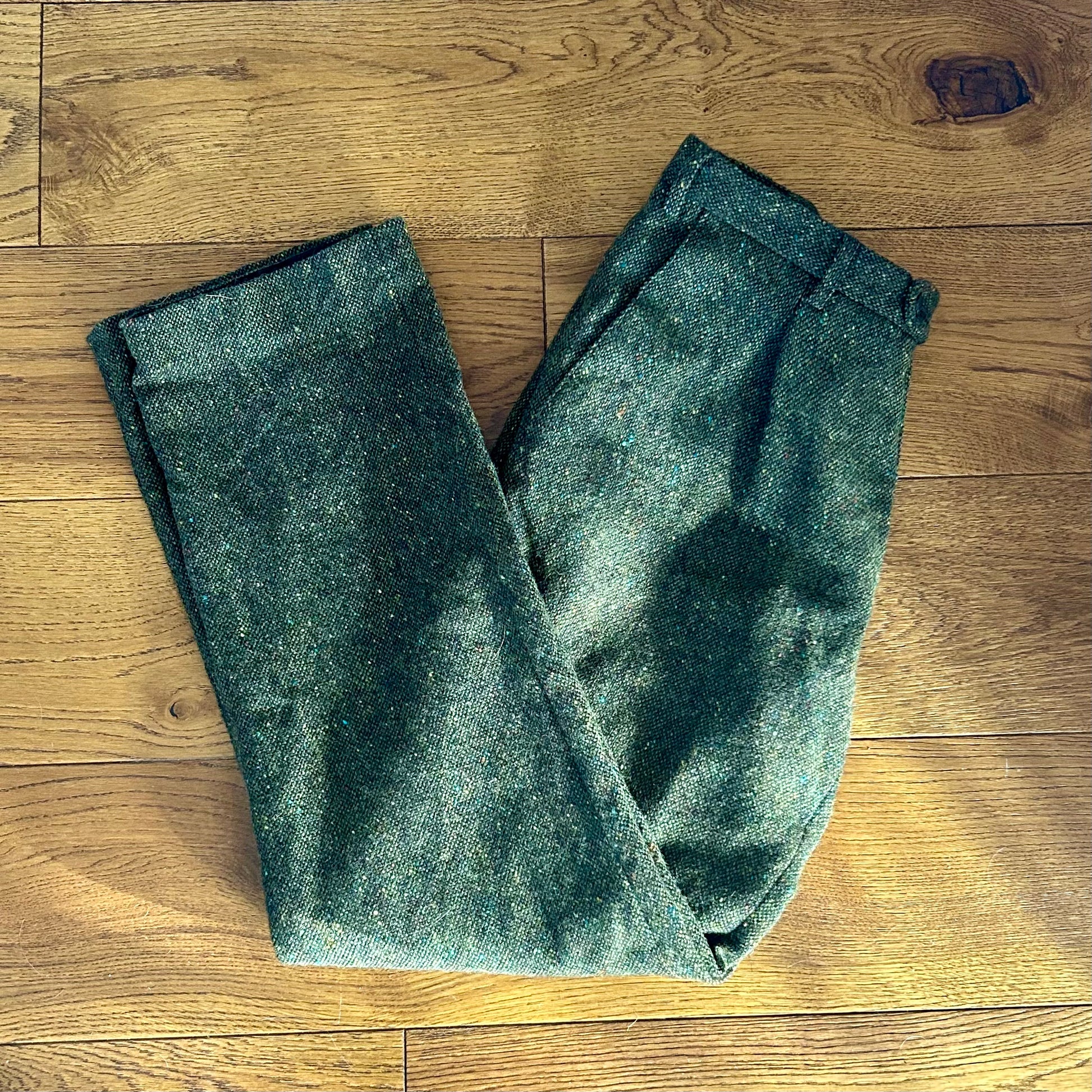 Preloved Peter Christian Donegal Tweed Trousers – Size W36 L33 Regular Fit