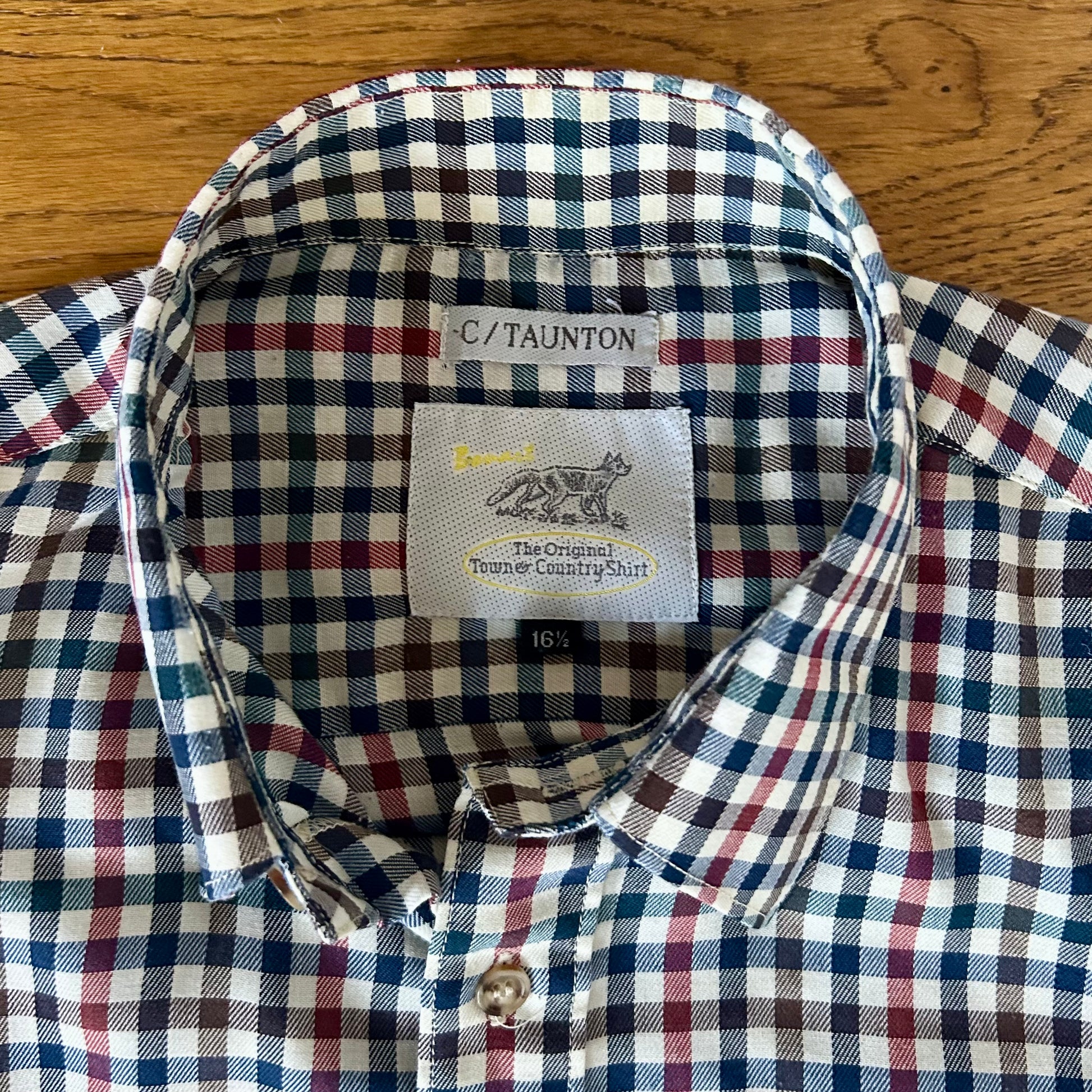 Preloved C Taunton Tattersall Shirt - Men’s 16 1/2” Collar
