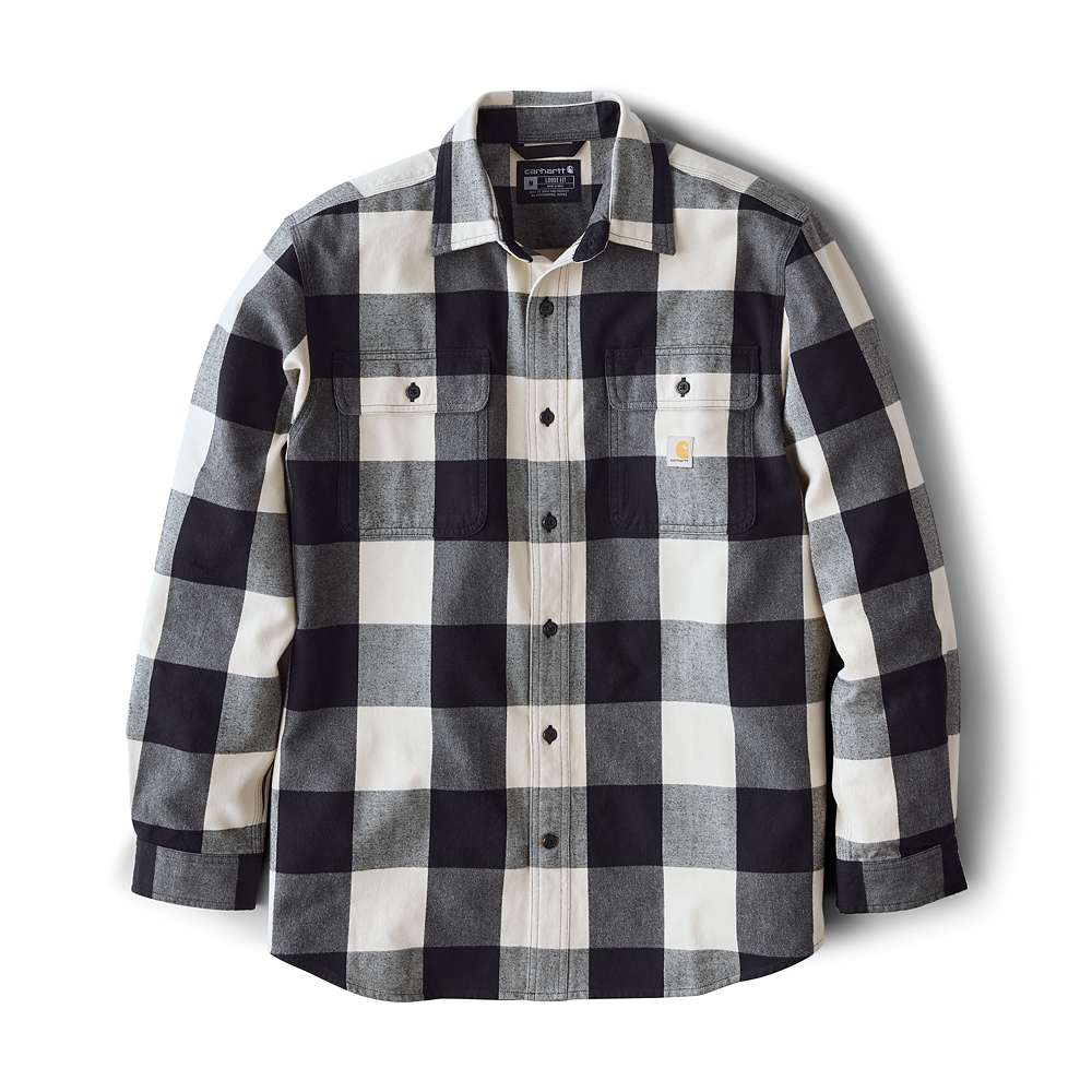 Carhartt Loose Fit Heavyweight Flannel Long-Sleeve Plaid Shirt