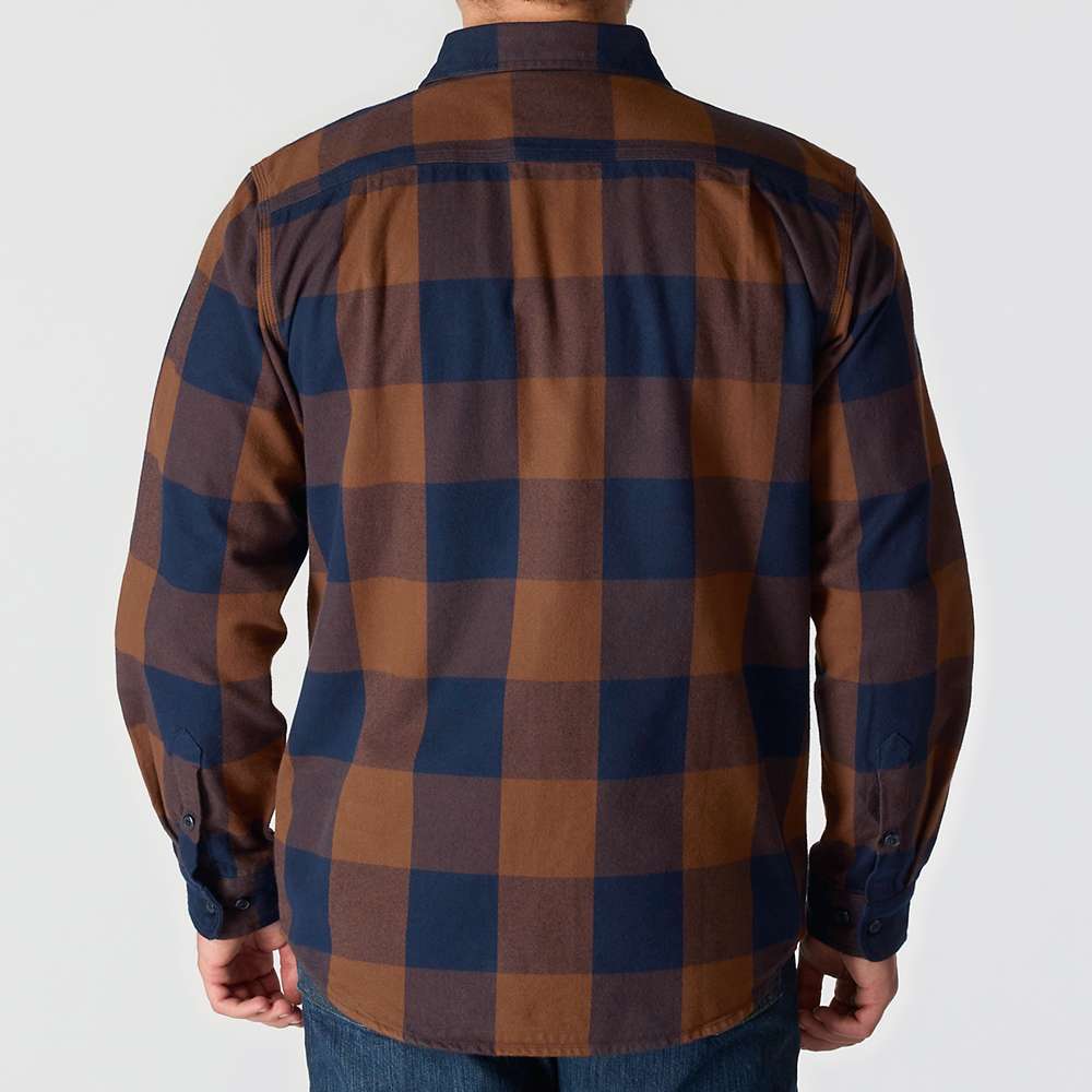 Carhartt Loose Fit Heavyweight Flannel Long-Sleeve Plaid Shirt