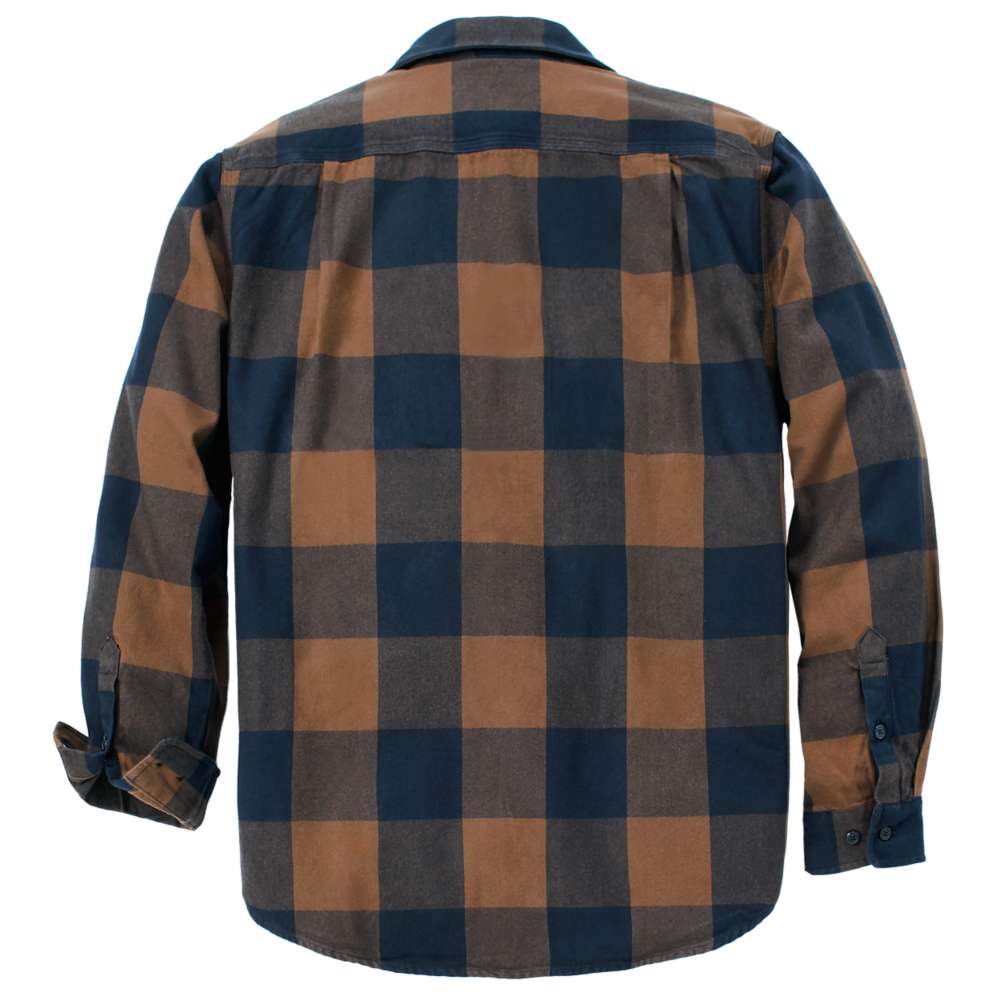 Carhartt Loose Fit Heavyweight Flannel Long-Sleeve Plaid Shirt