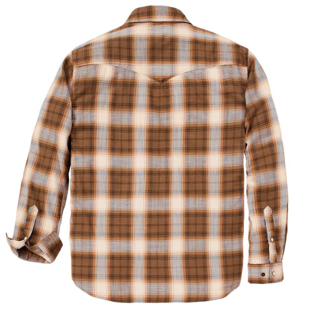 Carhartt Montana Rugged Flex Long Sleeve  Snap Front Plaid Shrt