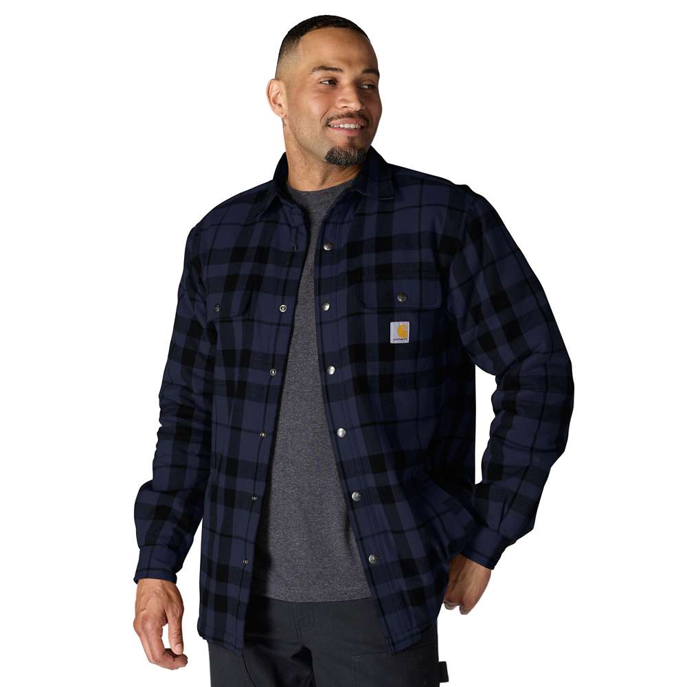 Carhartt Relaxed Fit Flannel Sherpa-Lined Shirt Jac