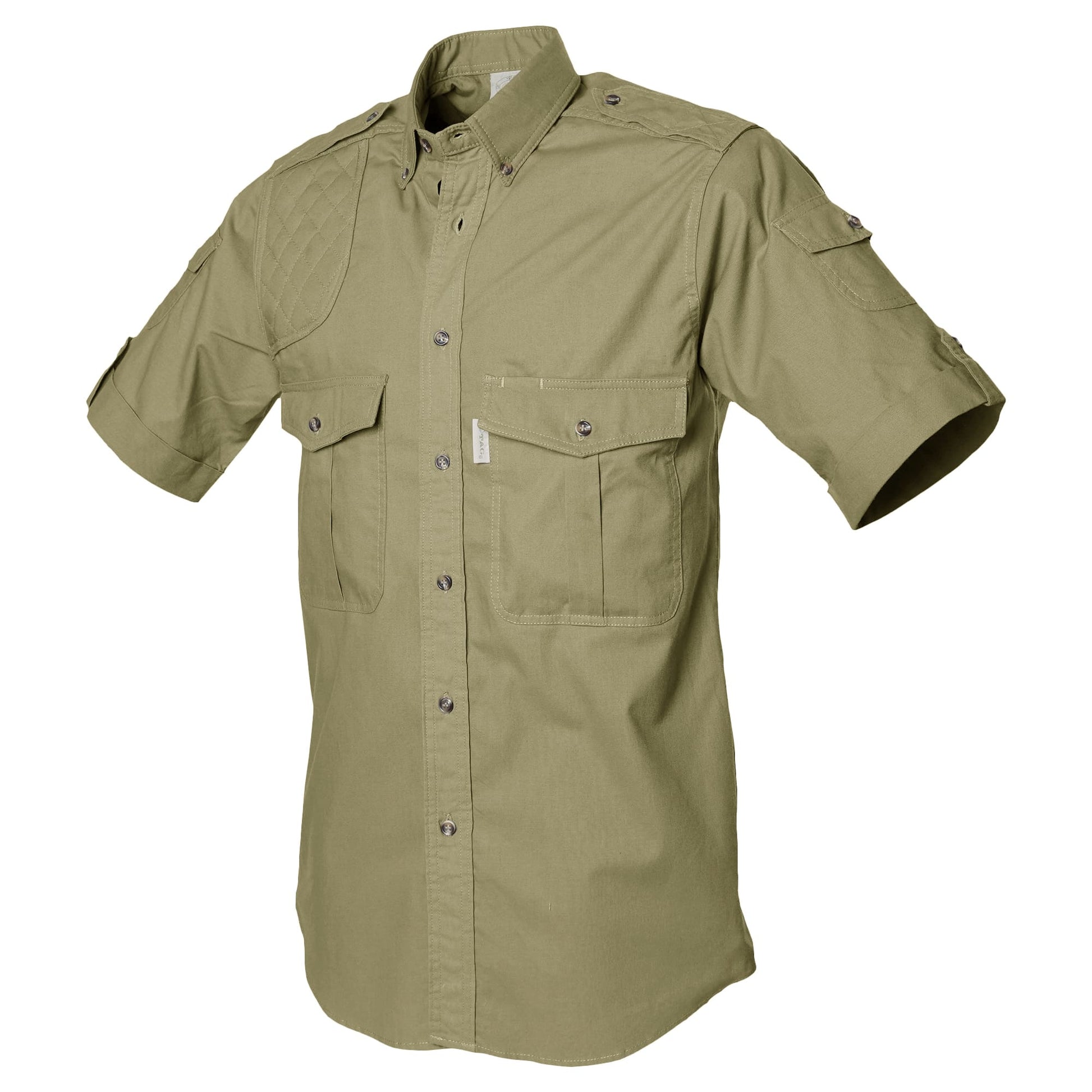 TAG Safari Shooter Shirt for Men - Short Sleeve