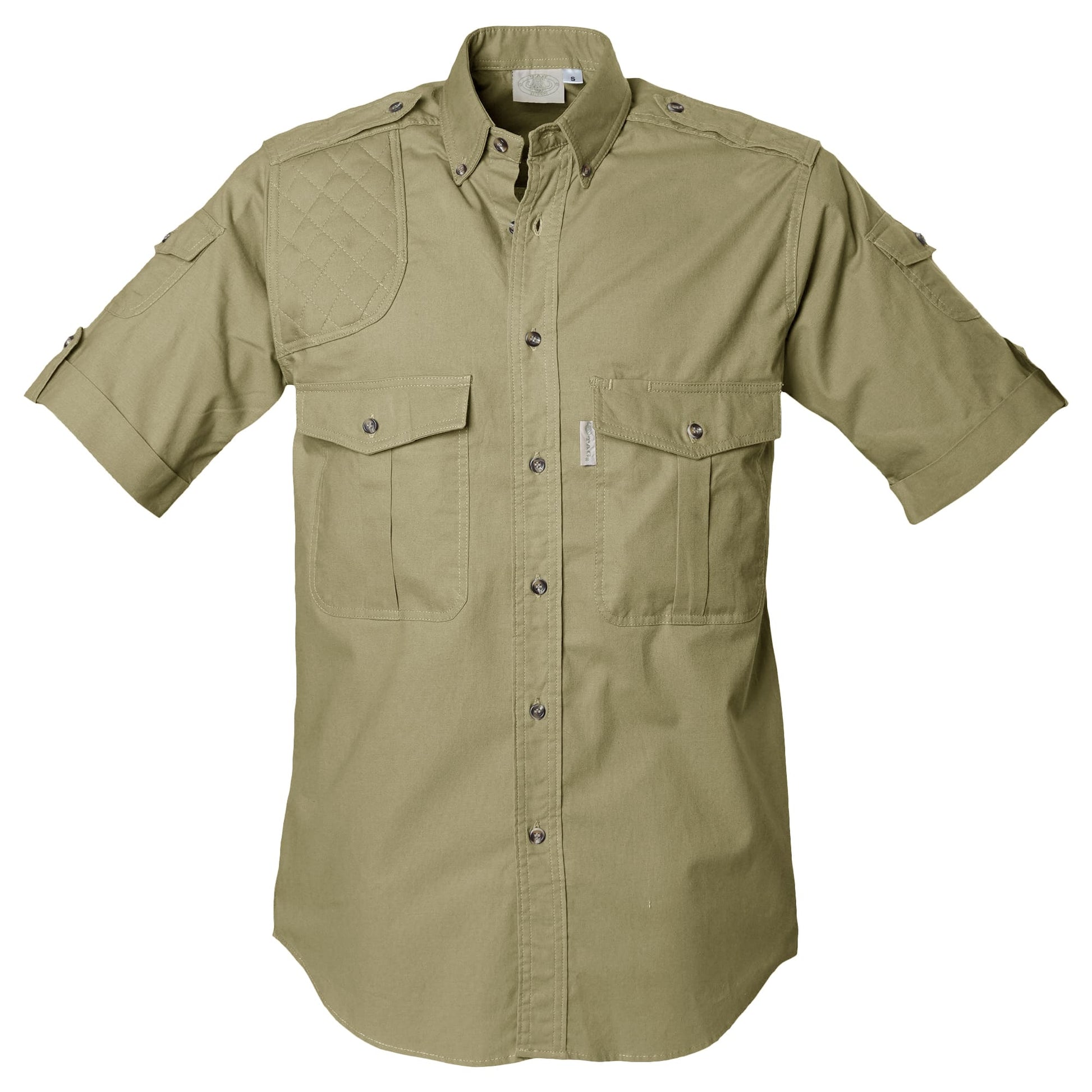 TAG Safari Shooter Shirt for Men - Short Sleeve