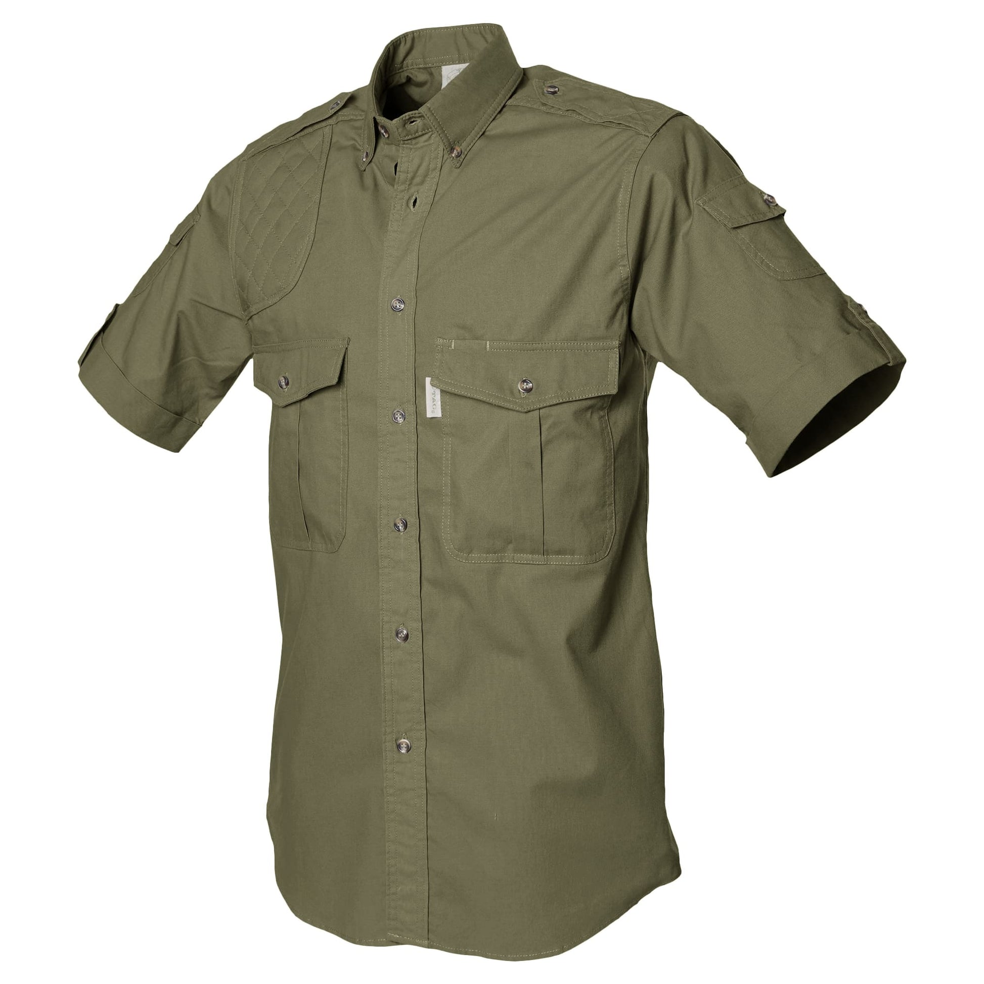 TAG Safari Shooter Shirt for Men - Short Sleeve