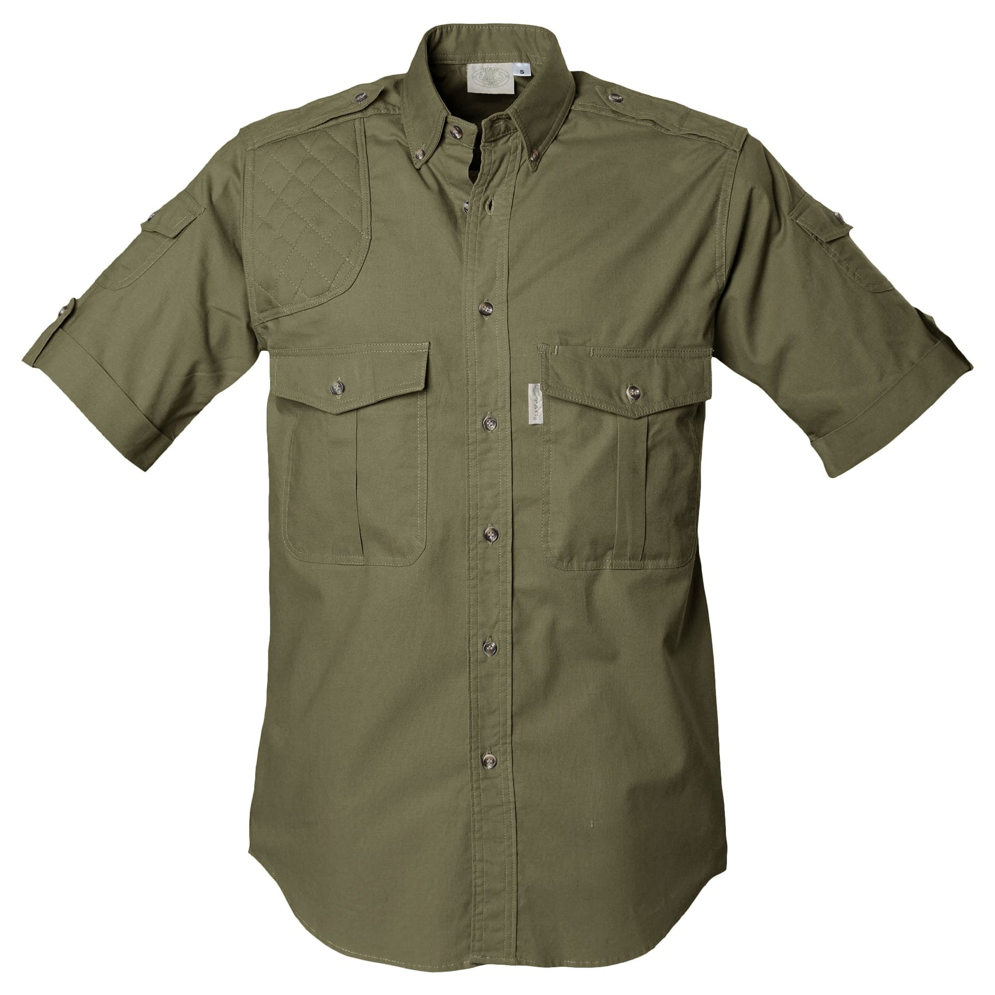 TAG Safari Shooter Shirt for Men - Short Sleeve
