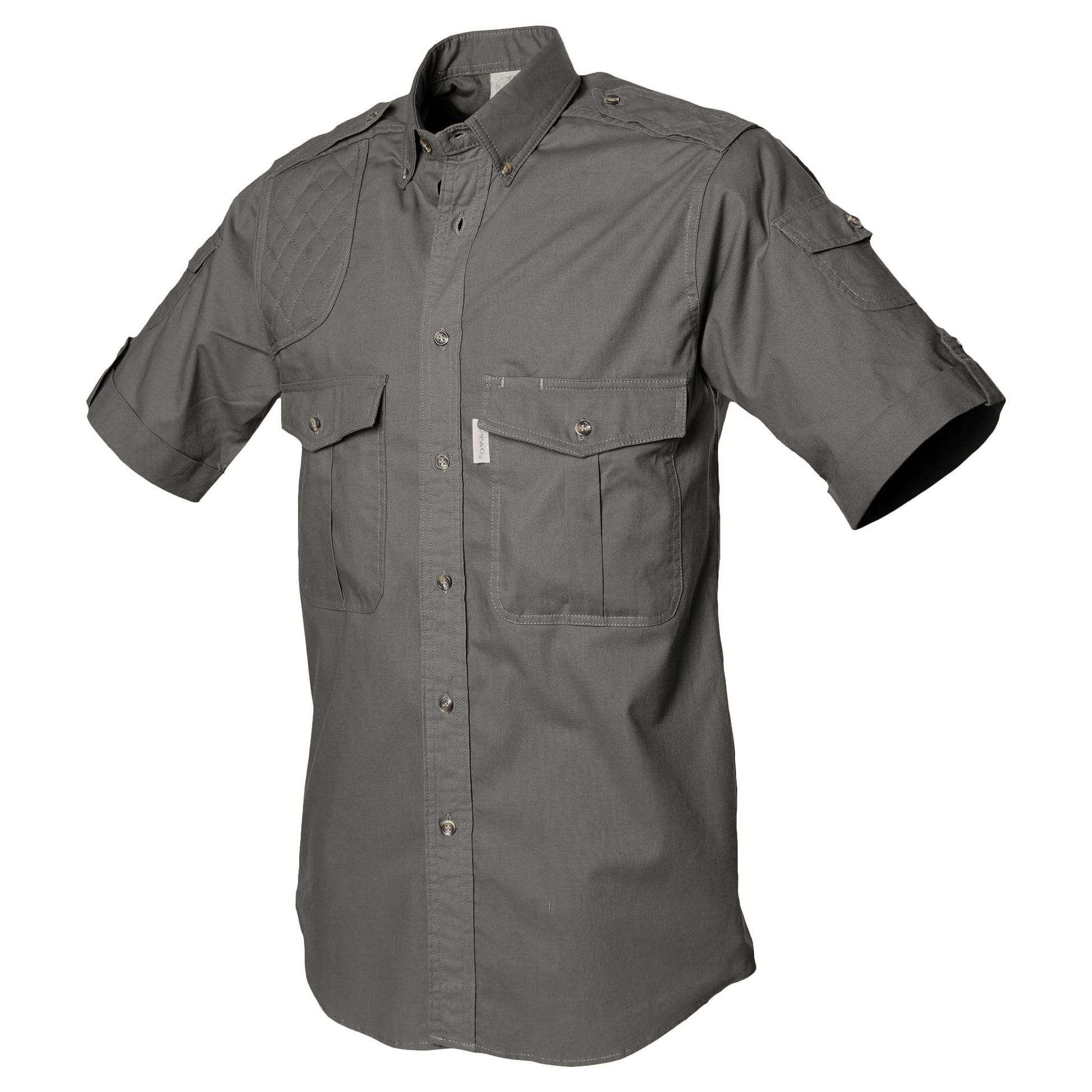 TAG Safari Shooter Shirt for Men - Short Sleeve