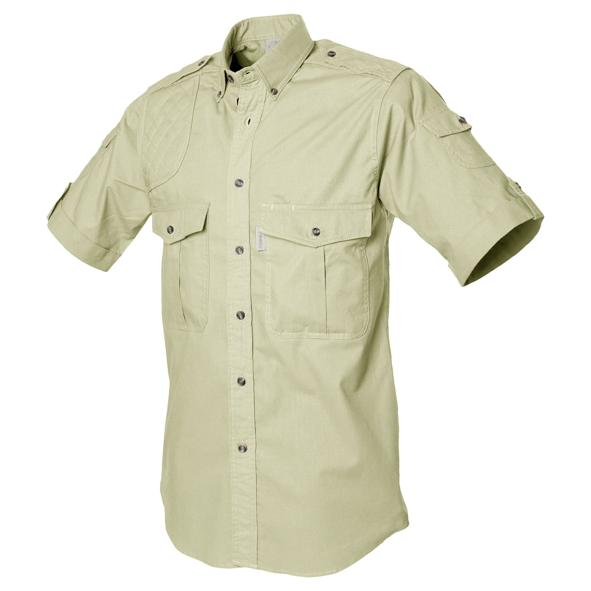 TAG Safari Shooter Shirt for Men - Short Sleeve