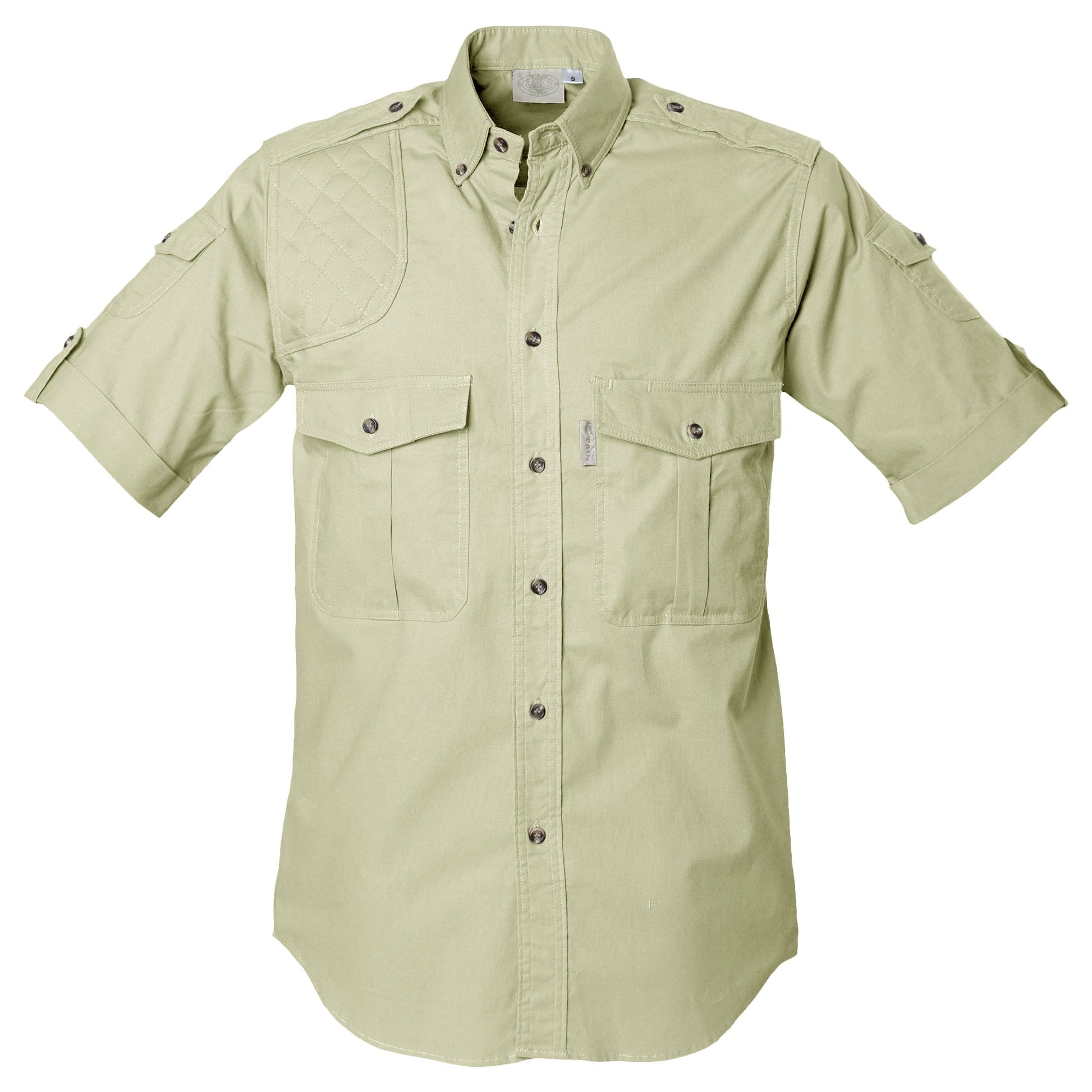 TAG Safari Shooter Shirt for Men - Short Sleeve