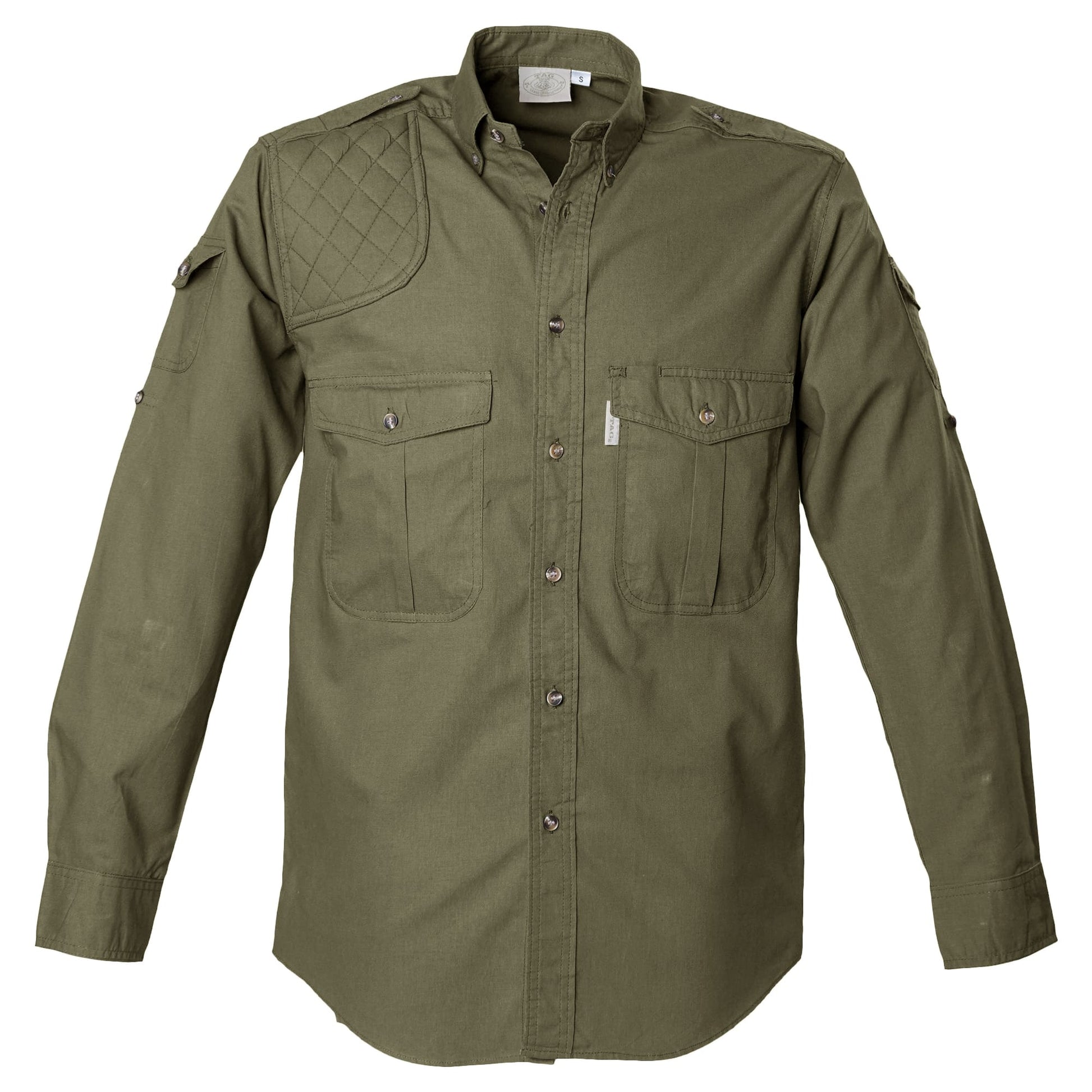 TAG Safari Shooter Shirt for Men - Long Sleeve