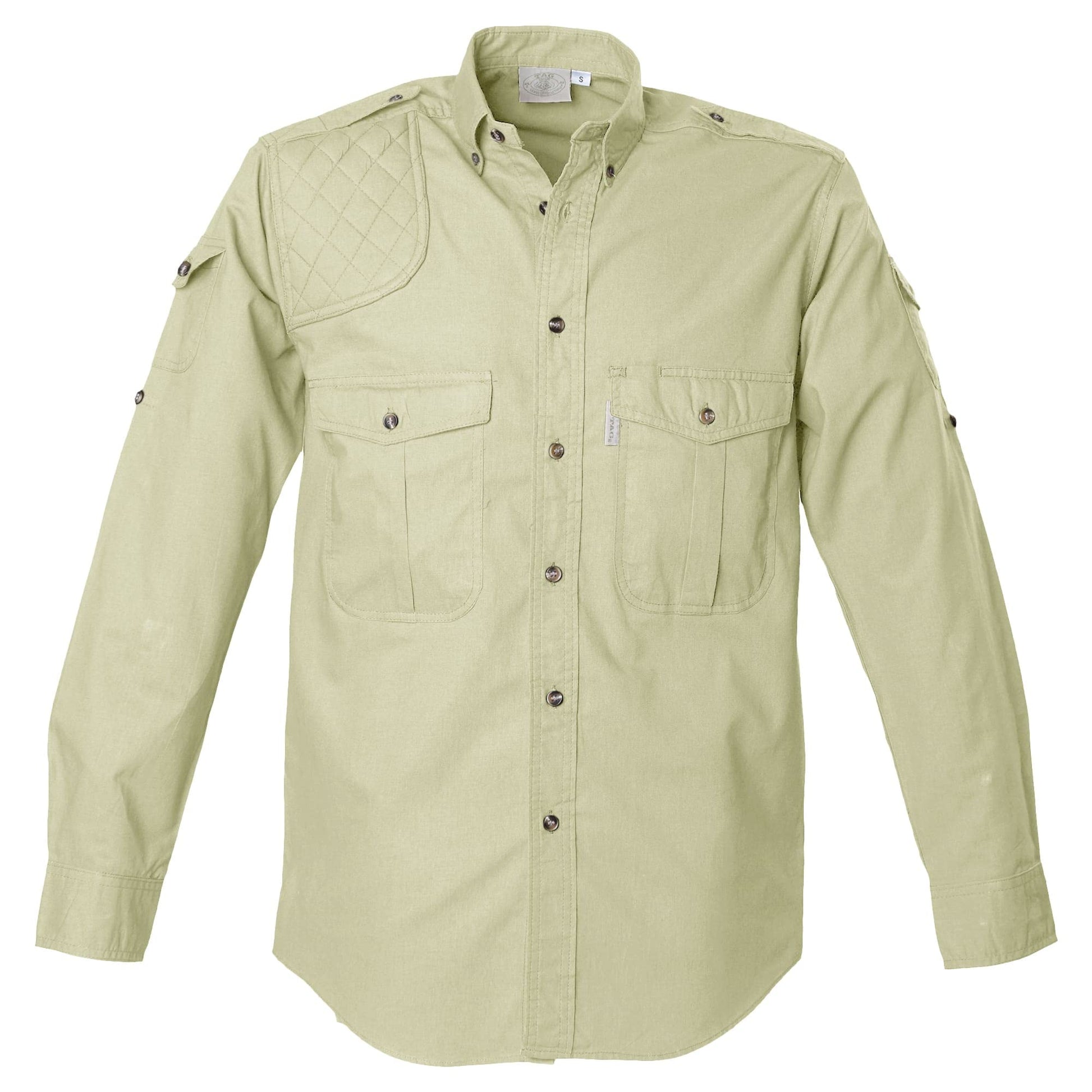 TAG Safari Shooter Shirt for Men - Long Sleeve