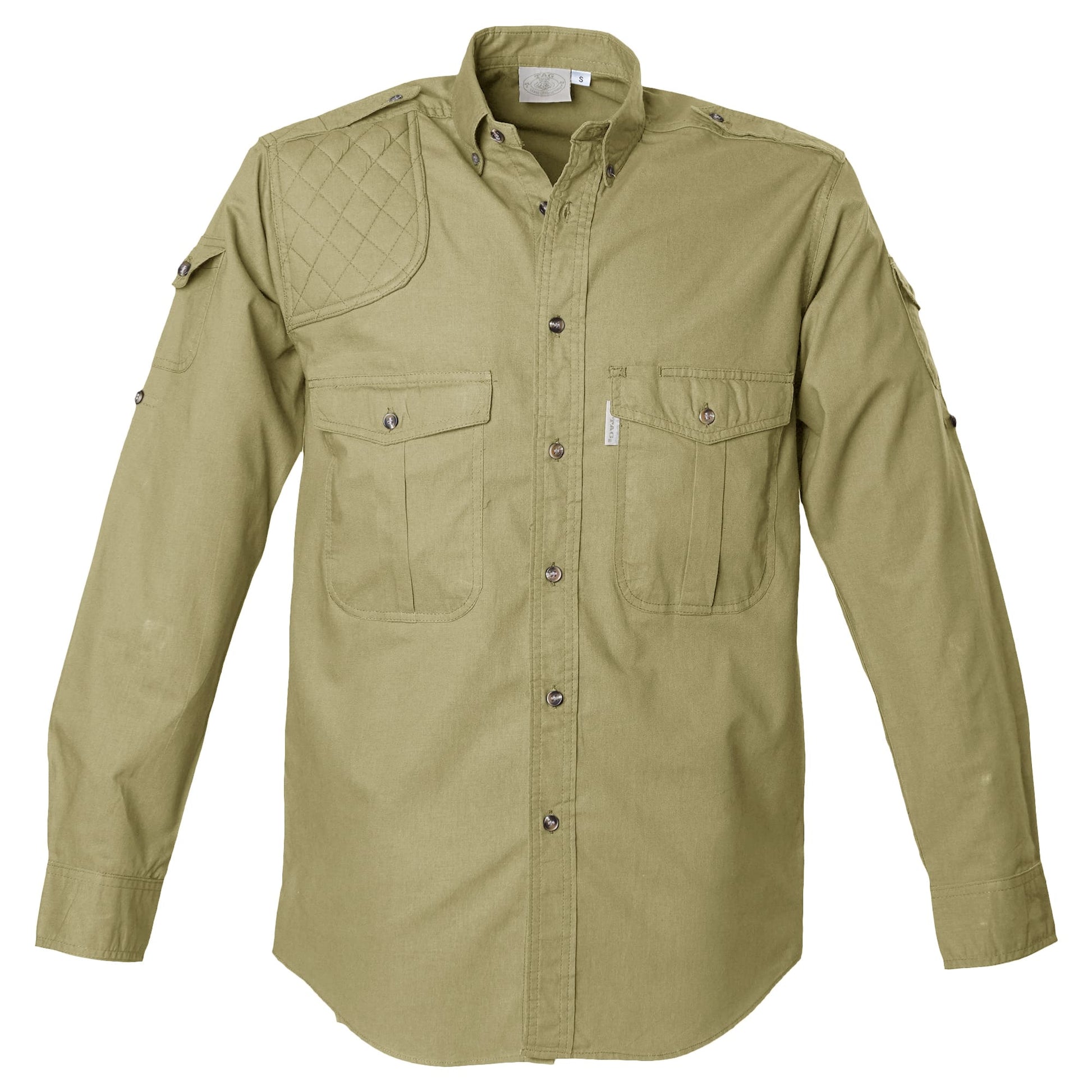 TAG Safari Shooter Shirt for Men - Long Sleeve