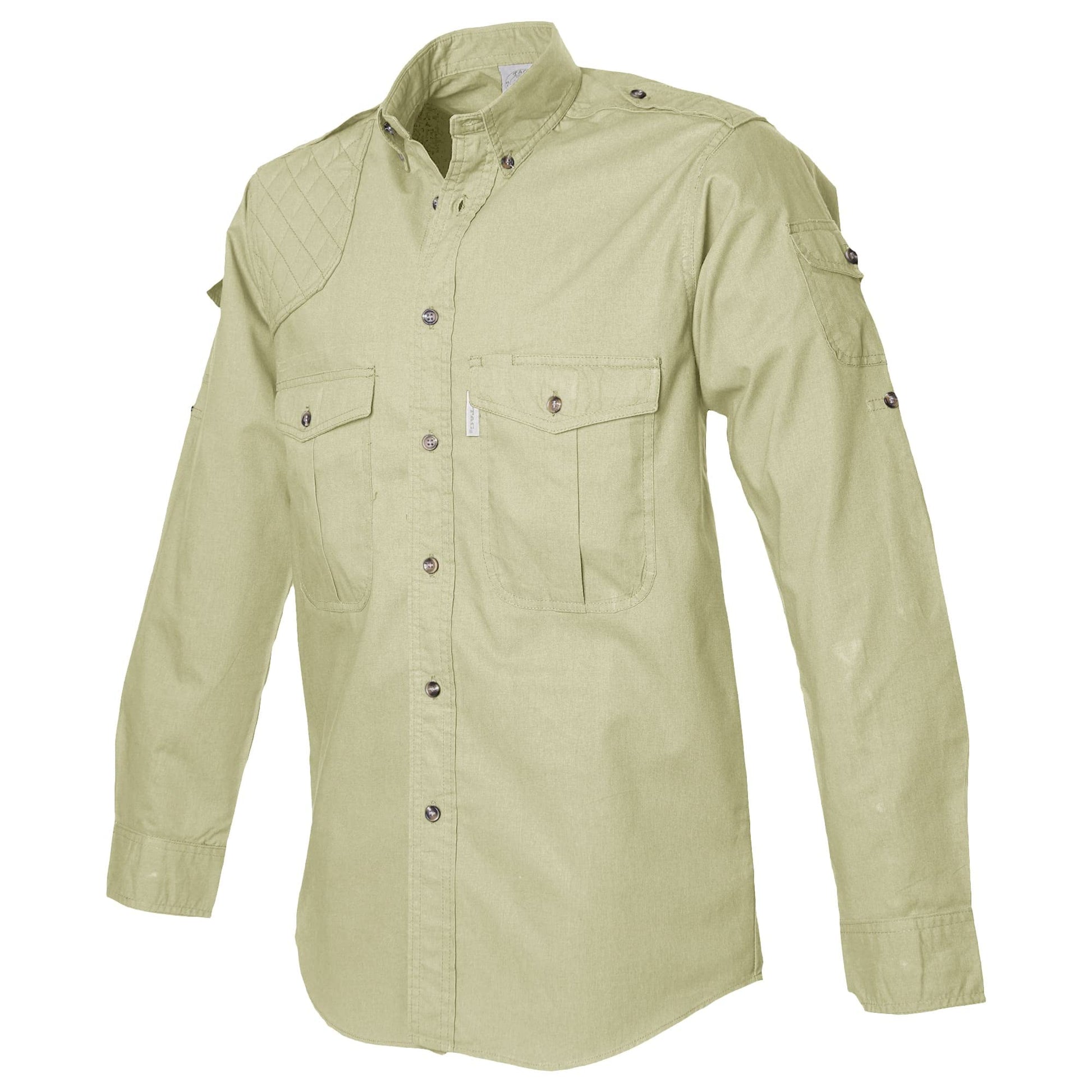 TAG Safari Shooter Shirt for Men - Long Sleeve